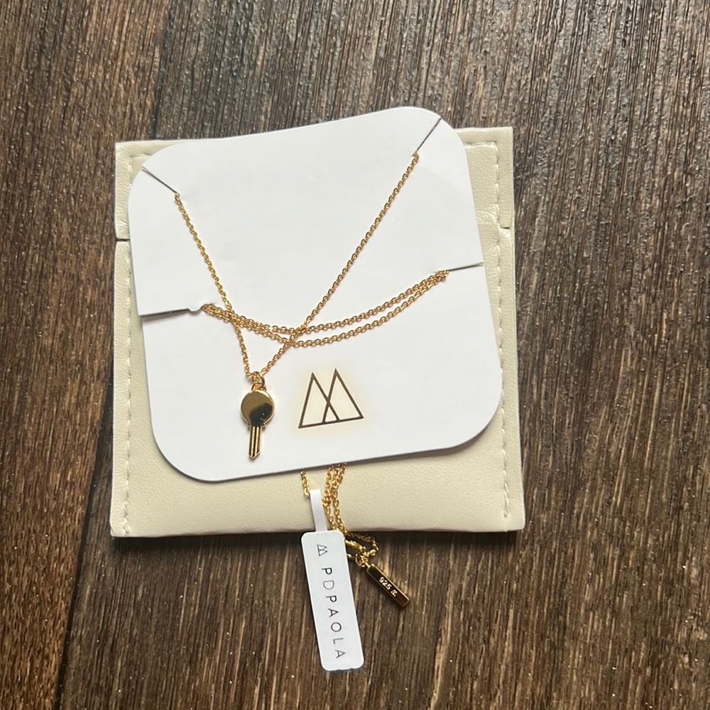 PDPAOLA ETERNUM GOLD NECKLACE